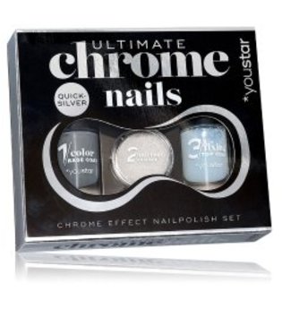 youstar Ultimate Chrome Nails Quicksilver Nagellack-Set  no_color