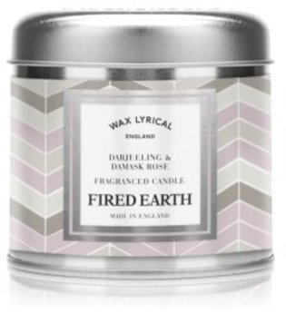 Wax Lyrical Fired Earth Darjeeling & Damask Rose Candle Tin Duftkerze  0.17 KG