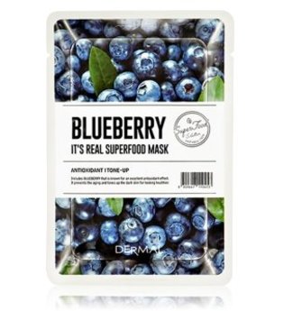 DERMAL It's Real Superfood Blueberry Tuchmaske 1 Stk
