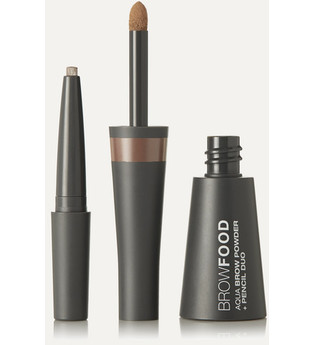 LashFood - Browfood Aqua Brow Powder + Pencil Duo – Dark Blonde – Augenbrauen-duo - Neutral - one size