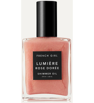 French Girl Organics - Lumière Rose Dorée Shimmer Oil, 60 Ml – Körperöl - one size