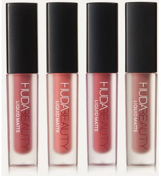 Huda Beauty - Liquid Matte Minis – Power Pinks – Set Aus Flüssigen Lippenstiften - one size