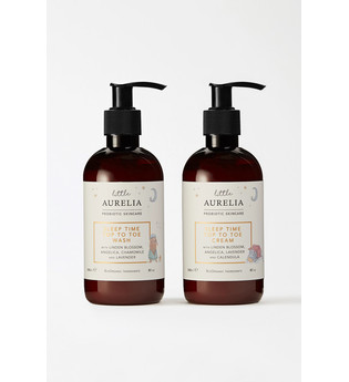 Aurelia Probiotic Skincare - Little Aurelia Sleep Time Top To Toe Wash & Cream, 2 X 240 Ml – Hautpflegeset Für Kinder - one size