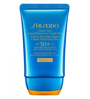 Shiseido Sonnenpflege Schutz Sun Care Expert Sun Aging Protection Cream WetForce SPF 50+ 50 ml