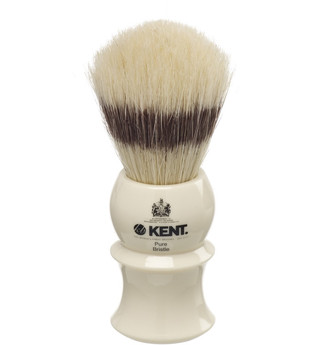 KENT Shaving Brush Visage White 1 stk