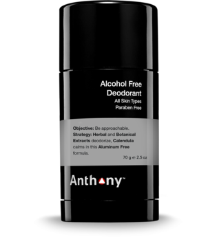 Anthony Alcohol Free Deodorant Stick 70 g