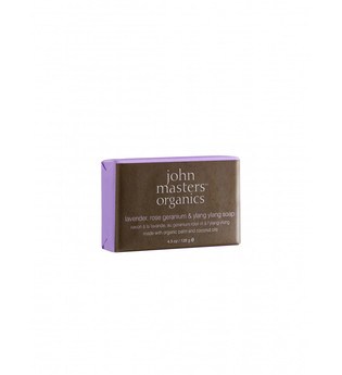 John Masters Organics Körperpflege Handpflege Lavender, Rose, Geranium & Ylang Ylang Soap 128 g