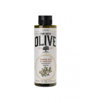 Korres Unisexdüfte Pure Greek Olive Cedar Shower Gel 250 ml