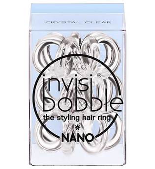 invisibobble Haargummis Nano Crystal Clear, Pro Packung 3 Stück