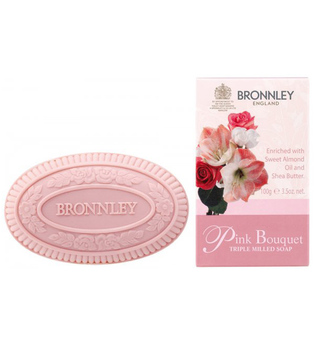 Bronnley Pink Bouquet Triple Milled Fine English Soap (100g)