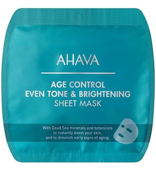 Ahava Gesichtspflege Time To Smooth Age Control Even Tone & Brightening Sheet Mask 1 Stk.