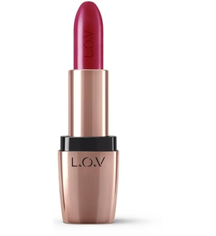 L.O.V Make-up Lippen Lipaffair Color & Care Lipstick Metallic Nr. 606 Silky Mahogany 3,70 g