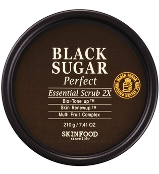 SKINFOOD BLACK SUGAR PERFECT ESSENTIAL SCRUB 2X (210g)