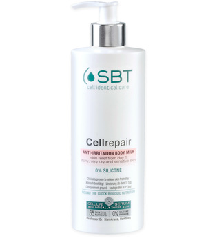 SBT Cell Identical Care Körperpflege Cellrepair Body Milk Beruhigende und pflegende Körpermilch ohne Silikone (400ml)