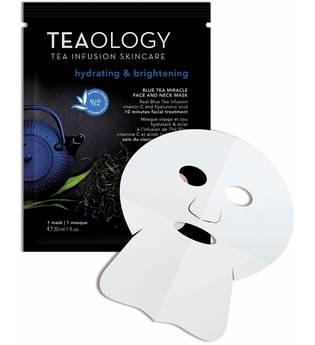 TEAOLOGY Masks Blue Tea Miracle Face And Neck Mask 30 ml Gesichtsmaske