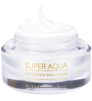 Missha Super Aqua Cell Renew Snail Cream Gesichtscreme 52.0 ml
