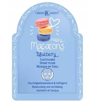 CHIARA AMBRA Tuchmasken Tuchmaske Macarons-Blueberry 25 ml