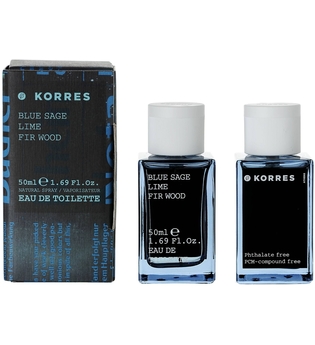 Korres natural products Blue Sage / Lime / Fir Wood Eau de Toilette für Ihn