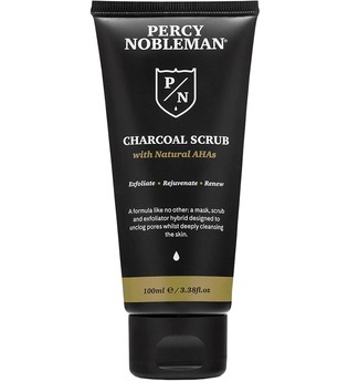 Percy Nobleman Gesichtspflege Aktivkohle Peeling mit Natural AHAs 100 ml