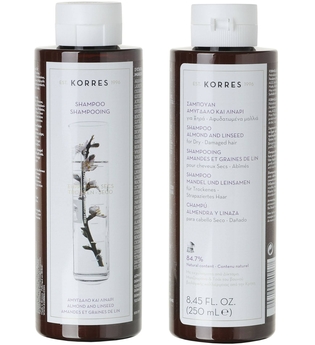 KORRES Shampoos Almond & Linseed - für trockenes und strapaziertes Haar 250 ml Haarshampoo 250.0 ml