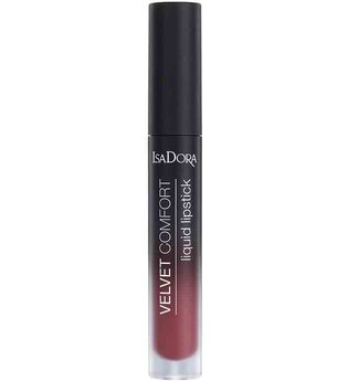 Isadora Velvet Comfort Liquid Lipstick 62 Red Plum 4 ml Flüssiger Lippenstift