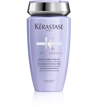 Kérastase Blond Absolu Ultraviolet Shampoo, Conditioner and Treatment Routine for Brightening Blonde Hair