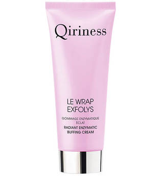 QIRINESS Le Wrap Exfolys Radiant Enzymatic Buffing Cream Gesichtspeeling  75 ml