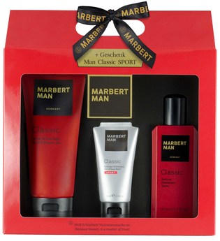 Marbert Man Classic Deodorant Spray 150 ml + Shower Gel 200 ml + Sport Shower Gel 50 ml 1 Stk. Körperpflegeset 1.0 st