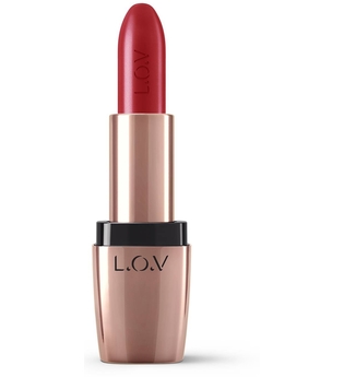 L.O.V Make-up Lippen Lipaffair Color & Care Lipstick Metallic Nr. 607 Cashmere Mocha 3,70 g