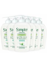 Simple Kind to Skin Gentle Care Anti-Bacterial Hand Wash with Mint Oil 6 x 250ml