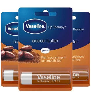 Vaseline Cocoa Butter Lip Therapy Balm Sticks 3 x 4g