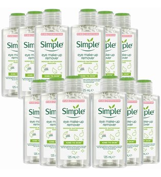 Simple Kind to Skin Eye Make-up Remover 12 x 125ml