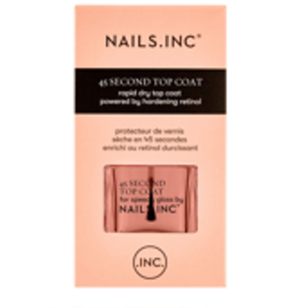 nails inc. 45 Second Rapid Dry Top Coat Powered by Retinol 14ml