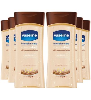 Vaseline Essential Moisture Cocoa Radiant with Pure Cocoa Butter 6 x 200ml