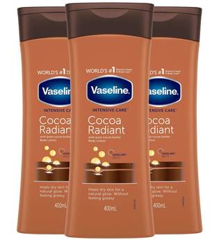 Vaseline Intensive Care Body Lotion Cocoa Radiant 3 x 400ml
