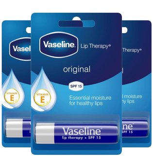 Vaseline Original Lip Therapy Balm Sticks 3 x 4g
