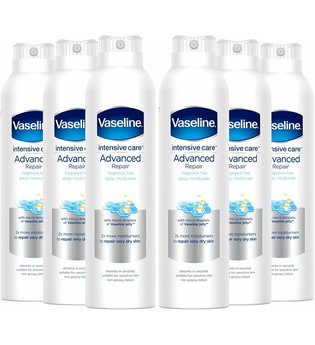 Vaseline Intensive Care Spray Moisturiser Advanced Repair 6 x 190ml