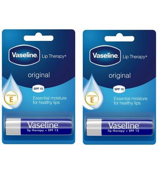 Vaseline Original Lip Therapy Balm Sticks 2 x 4g