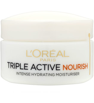 L'Oréal Paris Dermo-Expertise Triple Active Nourish Intense Hydrating Moisturiser - Dry to Very Dry Skin 50ml