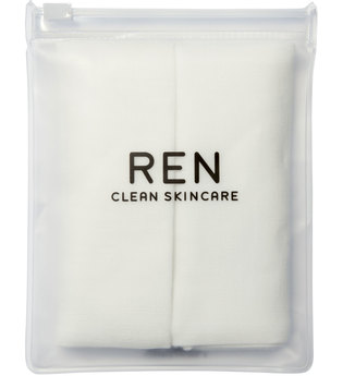 Ren Clean Skincare - Rosa Centifolia ™  2 X Unbleached Muslin Cotton Cloths  - Reinigungstücher