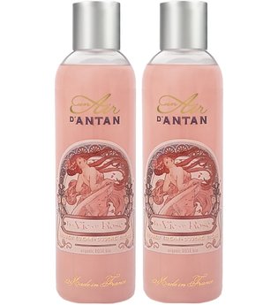 Un Air D'Antan Twinpack Pack of 2 Organic Shower Gel La Vie En Rose : 2 x 250ml