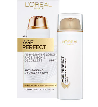 L’Oréal Paris Age Perfect Face, Neck & Décolleté SPF15 Rehydrating Lotion 50ml