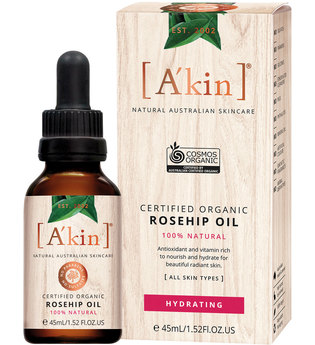 A'kin Certified Organic Rosehip Oil (Hydrating) 45ml