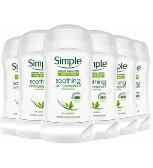 Simple Kind to Skin Soothing Anti-Perspirant Roll-On 6 x 40ml