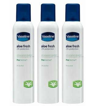 Vaseline Aloe Fresh ProDerma Anti Perspirant Deodorant 3 x 250ml