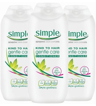 Simple Kind to Hair Gentle Care Conditioner with Vitamin B5 3 x 400ml