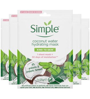 Simple Kind to Skin Coconut Water Hydrating Mask 5 x 25g