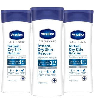 Vaseline Instant Dry Skin Rescue Body Lotion 3 x 400ml