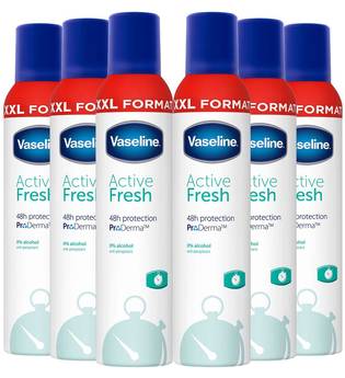 Vaseline Active Fresh ProDerma Anti Perspirant Deodorant 6 x 250ml