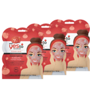 yes to Tomatoes Blemish Fighting Bubbling Single Use Mask (Pack of 3)